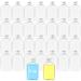 30 Pack 2 Oz Clear Refillable Flip-Top Bottles,Plastic Empty Mini Travel Bottles,Reusable Flip Cap Small Containers for Travel,Outdoor,Camping,Bussiness Trip