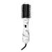 Aria Beauty Blowdry Brush - Blow Dryer with Adjustable Heat/Speed Settings - Dual-Bristle Design for Smoothness and Volume - Grey Marble - 1 pc
