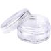 kuou 50 Pcs Empty Plastic Cosmetic Jars 5ml Sample Containers Pots Bottles with Clear Lids - Buy Online on GoSupps.com