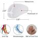 3 Pairs Butterfly Silicone Gel Thong Protectors - Toe Protectors for Sandals - Pain Relief Inserts - Non-Slip Cushions - Buy Online on GoSupps.com