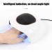 UV Nail Lamp 72W with 54 UV LED Light for Gel Polish | 3 Preset Timers | Auto Sensor Portable LED Nail Lamp - White - Buy Online on GoSupps.com