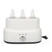 Haofy massage oil bottle warmer 5-speed temperature setting massage oil warmer electrically with 3 pieces of bottles for beauty salon (EU plug 220V)