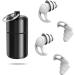 Ear Plugs for Sleeping Noise Cancelling Reusable Soft Silicone Earplugs for Sleeping Snoring Work & Studying Traveling Swimming(2 Pairs) Grey