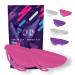 Pop Menstrual Disc | Reusable Period Disc | Medical-Grade Silicone | Tampon Pad and Cup Alternative | Capacity of 6 Super Tampons (Small & Large Pink)
