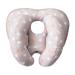 KAKIBLIN 2 in 1 baby travel pillow Baby Neck Pillow Banana Shape Adjustable Baby Pillow Newborn Flat Head for Toddler Boys Girls Orange Pentagram