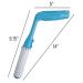 Maddak Self Wipe Bathroom Toileting Aid - Long Reach Comfort Wipe (9.75 Inches) - Autoclavable, Blue/White - Buy Online on GoSupps.com