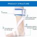 Adjustable Ankle Foot Orthosis for Drop Foot - Support & Stabilizer for Dorsiflexion - Large Left Color - Buy Online on GoSupps.com