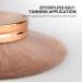 Buy Extra Large Oval Body Makeup Brush - Streak Free Self Tanner Applicator for Legs & Body | Multipurpose Kabuki Brush in Rose Gold - Buy Online on GoSupps.com