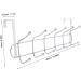 STOBAZA 6 Home Stainless Rack Organizer Hanger Kitchen Steel Hooks Cabinet Storage Hook Clothes for Door - Buy Online on GoSupps.com
