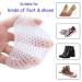 Medium 6-Piece Toe Spreader for Hallux Valgus | Anti-Slide Forefoot Pads - Breathable Silicone Bunion Relief & Toe Correction - Buy Online on GoSupps.com
