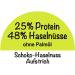 Seitenbacher | Hazelnut Spread | 48% Hazelnuts | 25% Protein | Palm Oil Free | Vegetarian | Pack of 6 (6 x 200g) - Buy Online on GoSupps.com