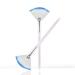 Soft 'N Style Taklon Fan Mask Brush Acid Applicator for Glycolic Peel/Masques (2 white/blue)