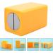 Minkissy Razor Blade Disposal Case | Safe Storage for Used Safety Razor Blades | Yellow Blade Container for International Shipping - Buy Online on GoSupps.com