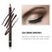 12 PCS Dark Brown Eyebrow Pencil Eyeliner Set - Waterproof, Long Lasting, Smudge Proof Cosmetics - Buy Online on GoSupps.com