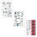 DaLin Temporary Tattoos for Costume Accessories and Parties 3 Large Sheets (HQ Collection)