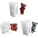 Silicone Candle Molds - Bear Shaped Epoxy Resin Casting for Aromatherapy Candles & Home Decor - Buy Online on GoSupps.com