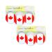 Navika Canada Flag Imprint Golf Balls | 6 Golf Ball Pack | Canadian wrap Golf Balls | Canadian Souvenir/Gift for Golfers | Great Golfing Gift