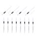 Angoily 12pcs Eyeliner Pencil Highlighter Eyeshadow Makeup Tools Lying Silkworm Pen Liquid Eyeliner Brush