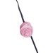 OralGos Stylish Rose Pendant Necklace Colorful Floral Velvet Clavicle Chain Fashion Jewelry Flower Necklace