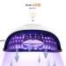 LIARTY 180W UV LED Nail Lamp | Gel UV Light Nail Dryer with Sensor and Timer | Black - Buy Online on GoSupps.com