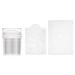 Professional Mini Transparent Nail Stamper with Silicone - Plastic Portable Small Nail Polish Stamp Transfer and 2 Scraper Set