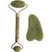 Jade Roller Gua Sha Facial Tools Set - Facial Face Neck Body Gua Sha Board Beauty Skin Care Face Roller Massager Muscle Relaxing Relieve Wrinkles(A) - Buy Online on GoSupps.com