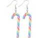 Feylie Handmade Christmas Crutch Earrings - Cute Candy Accessories for Everyday Wear - Buy Online on GoSupps.com