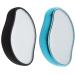 Jasni Crystal Hair Remover Stone Painless Exfoliation Hair Removal Tool Nano Crystal Hair Eraser for Women Men Physical Epilator Trimmer for Arms Legs Back Fast Easy Exfoliate (black+blue)