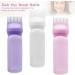3pcs Hair Dye Root Comb Applicator Bottles - Reusable Plastic Squeeze Bottles (White/Purple/Pink) for Home, Barber Shop, Salon - Buy Online on GoSupps.com