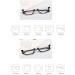 SFIVE 2.0 Moon Foldable Reading Glasses - Fashion HD Presbyopia Glasses for Men & Women | Anti-Blue Schildpatt - Size +3.0 Black - Buy Online on GoSupps.com
