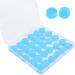30pcs Ear Plugs Silicone Ear Plugs Reusable Silicone Earplugs for Sleeping Swimming Snoring Traveling Working Studying Flying Noise Reduction Flexible Ear Plugs for Kids and Adult