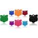 MHS Cat ID Tag Reflective Cat Collar with Bell Cat Tags for Pets Engraved ID Tag Personalised Cat Name Tags Customised Cat ID Tags (Black Tag + Orange Collar) - Buy Online on GoSupps.com
