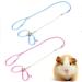 zhuangyulin 6 1PC Hamster Harness Rope Pet Hamster Harness Lovely Adjustable Pet Rat Mouse Hamster Harness Rope Ferret Finder Lead Leash with Bell Blue Small - Buy Online on GoSupps.com