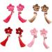Beaupretty Kids Pairs Vintage Tassel Edge Clip kids tiara Chinese Tassel Clip wedding headpiece for bride Long Tassel Barrette barrettes for girls crystal headpiece girl child hair Wedding - Buy Online on GoSupps.com