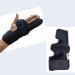 WITSOUL Boxer Finger Splint - Supports Pinky Ring Middle Metacarpals and Knuckles - Right or Left Both Hand Adjustable Brace (COLOR BLACK) LARGE