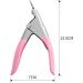 FURLOU Nail Clipper Stainless Steel Nail Art Trimmer Clipper U Shape Acrylic False Tips Edge Cutters Manicure Fake Nails Accessories Tools Trimmer - Buy Online on GoSupps.com