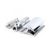 Merkur 985 Razor Comb Travel Set - Chrome Finish in Protective Leather Case - International Shipping Available - Buy Online on GoSupps.com