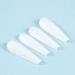 Brishow Long Coffin False Nails - White Ballerina Stick on Nails for Women and Girls - Buy Online on GoSupps.com