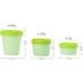 Tianzd 5-Pack 200ml Pink Empty Cosmetic Cans with Lids & Spatulas - Ideal for Creams Masks Ointments | International Shipping - Buy Online on GoSupps.com