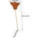 Fly Swatter Heavy Duty Edition Leather Bug Swatter Long Wooden Handle Smooth Surface Swatter Durable Long Handle House Wife Helper Convenient - Buy Online on GoSupps.com