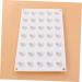 Amosfun 3pcs 35 Chocolate Mold Cupcake Mold Dessert Candy Molds Mold for Chocolate Heart Shaped Molds Bakery Tools Silicone Mold Easy to Clean Mold Jelly Mold Fudge White Baking Utensils mediumx3pcs Whitex3pcs - Buy Online on GoSupps.com