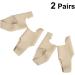 DOITOOL Bunion Corrector Brace 2 Pairs - Toe Straightener & Big Toe Alignment Sleeves for Hallux Valgus Relief - Thumb Splint & Protector Included - Buy Online on GoSupps.com