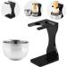 Minkissy 3-Piece Wet Shaving Set - Stainless Steel Razor Stand Shaving Brush Holder & Bowl - Perfect Gift for Men - Buy Online on GoSupps.com