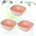 Cabilock 3pcs Fruit Tray Candy Nut Serving Dish Candy Container Salad Bow Mini Pink Candy Stand Food Grade Size 1 Pink - Buy Online on GoSupps.com