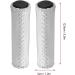 Vintage PU Leather Bike Handlebar Grips - Anti-Slip Hand-Stitched Grips for MTB, BMX, Road, Mountain Bikes - White - Buy Online on GoSupps.com