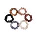 6Pcs Premium Satin Elastic Hair Bands Scrunchy Ponytail holder Hair Scrunchies Hair Ties Ropes Scrunchies for Women or Girls Hair Accessories