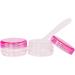 Great Foru 20pcs Transparent Pink Mini Containers & Spatulas for Cosmetics Lip Balm Nail Art - 3G/3ml Plastic Crucibles for Travel - Buy Online on GoSupps.com