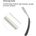 Men's Stainless Steel Straight Razor - Premium Barber Shaver Replacement in Black | Close Shaves & International Shipping - Buy Online on GoSupps.com