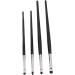 4pcs Eye Shadow Eyeline Brushes Soft Brush Comfortable Handle Hair Detail Makeup Brush Kit - Buy Online on GoSupps.com
