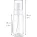 Fine Mist Water Spray Bottle for Hair Styling - 2oz (2pcs) - Buy Online on GoSupps.com